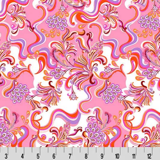 Tissu Cuddle Rose Paisley Wanderlust pour la Couture au Yard