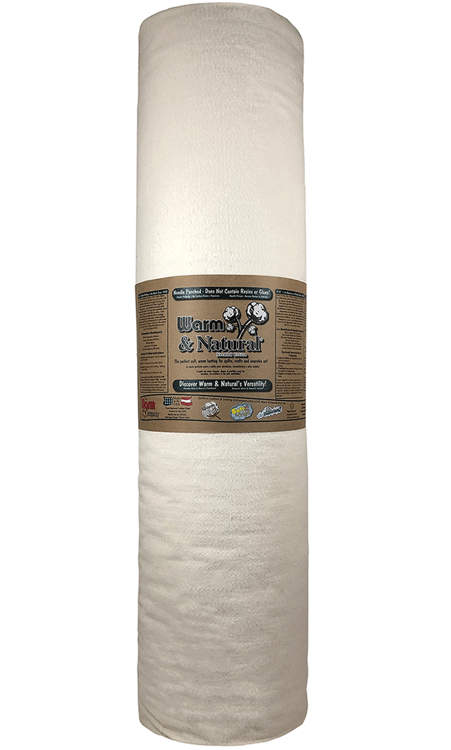 Batting en coton Warm & Natural 45" x 40 YD - Qualité premium