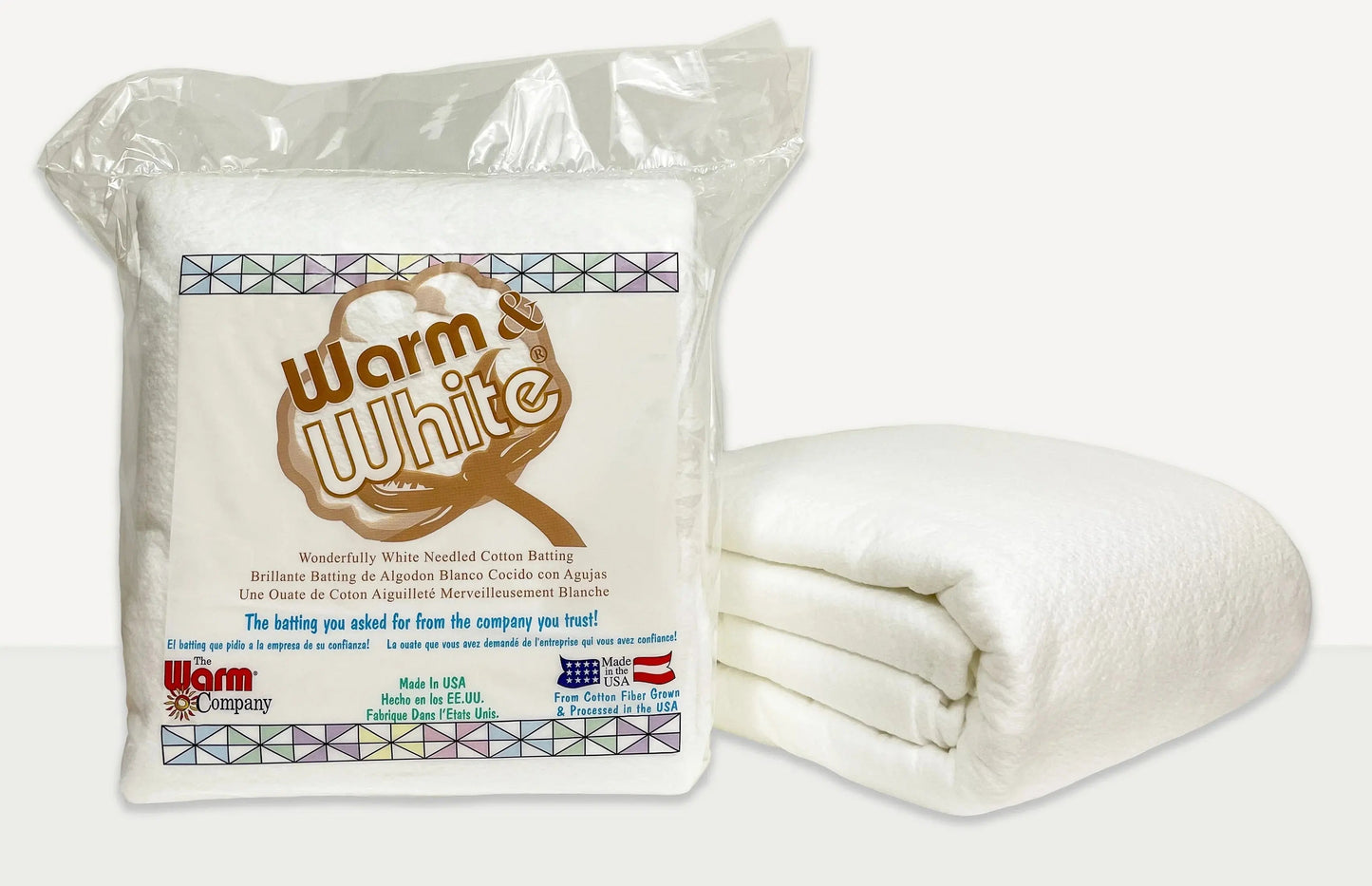 Batting en coton needled Warm & White