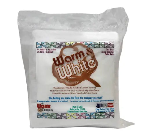 Batting en coton needled Warm & White