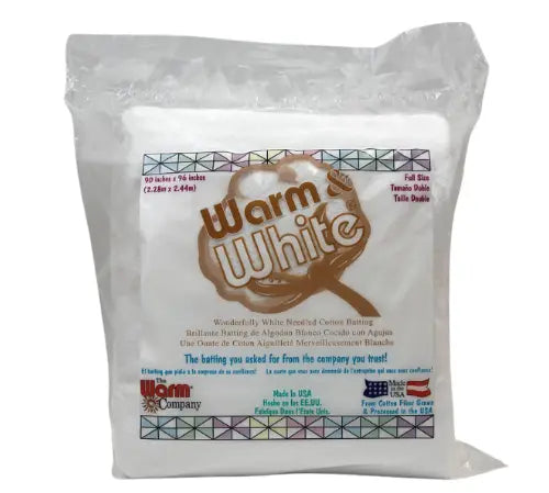 Batting en coton needled Warm & White
