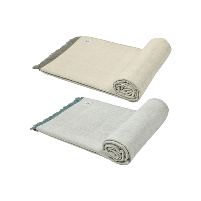 Sustainable Organic Cotton Yoga Blanket for Mindful Practices - Korvel