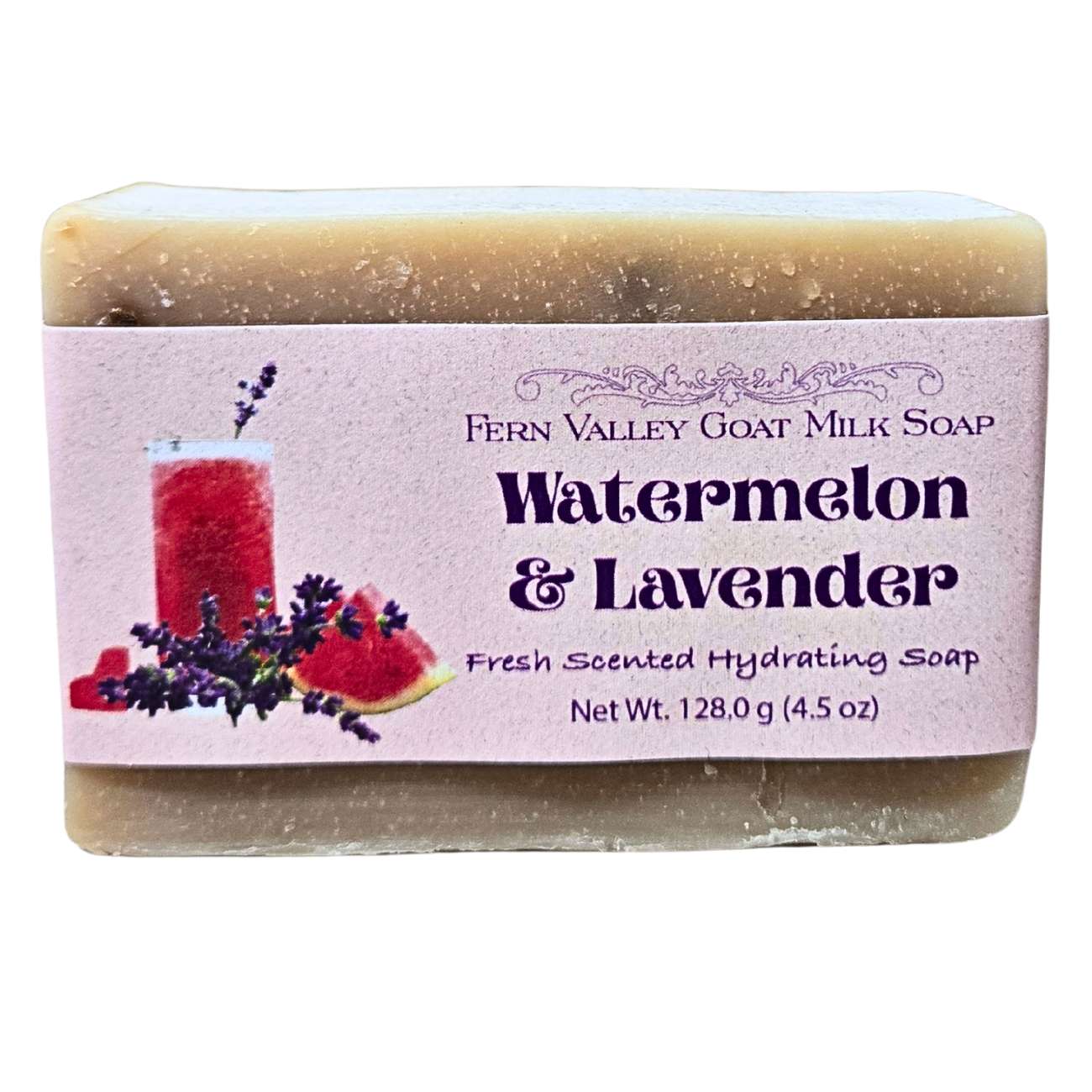 Handmade Goat Milk Soap | Watermelon & Lavender