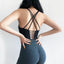 Long Sleeve Sports Crop Top with Chest Pad for Women