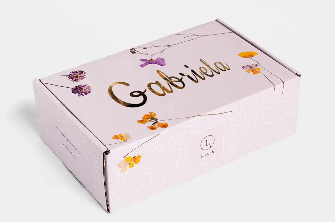 Caja de Regalo de Lavanda 100% Natural de Lizush - Set de Baño y Cuerpo