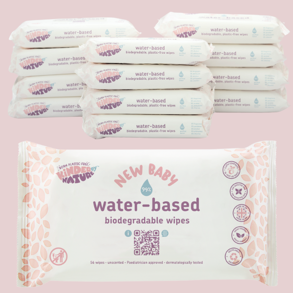 Kinder by Nature 100% Biodegradable Water-Based Baby Wipes - 672 Count