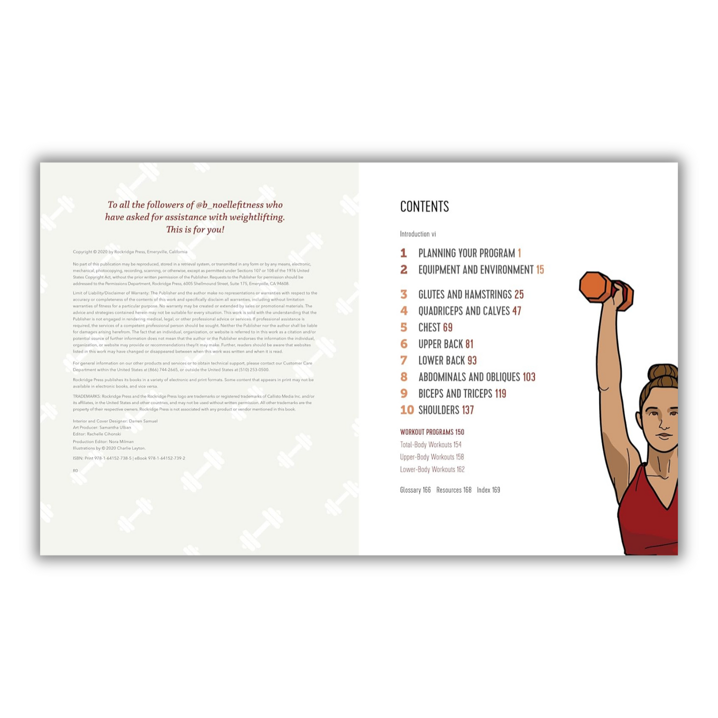 Weight Training for Women: Exercises and Workout Programs for Building Strength with Free Weights (Spiral Bound) - Korvel