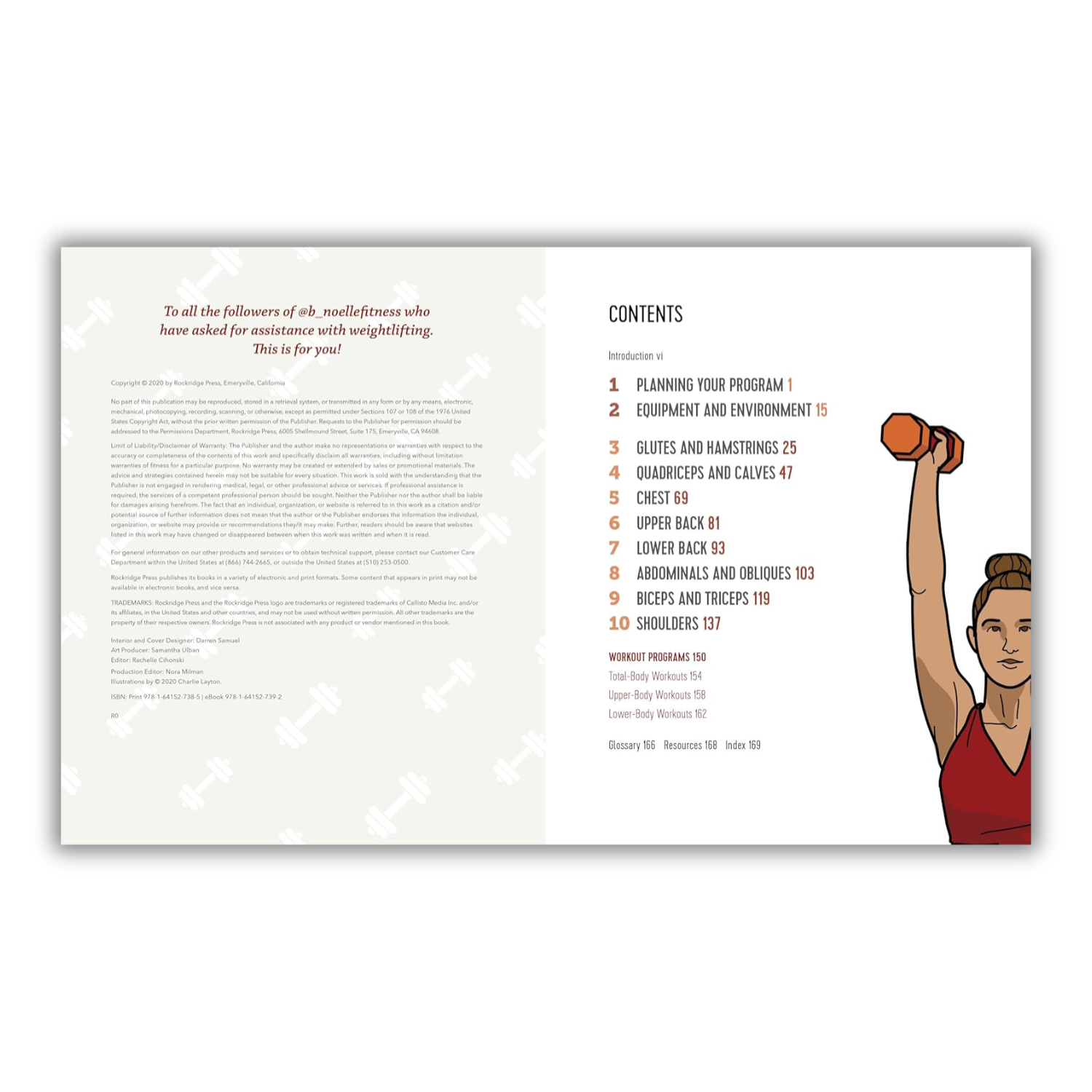 Weight Training for Women: Exercises and Workout Programs for Building Strength with Free Weights (Spiral Bound) - Korvel