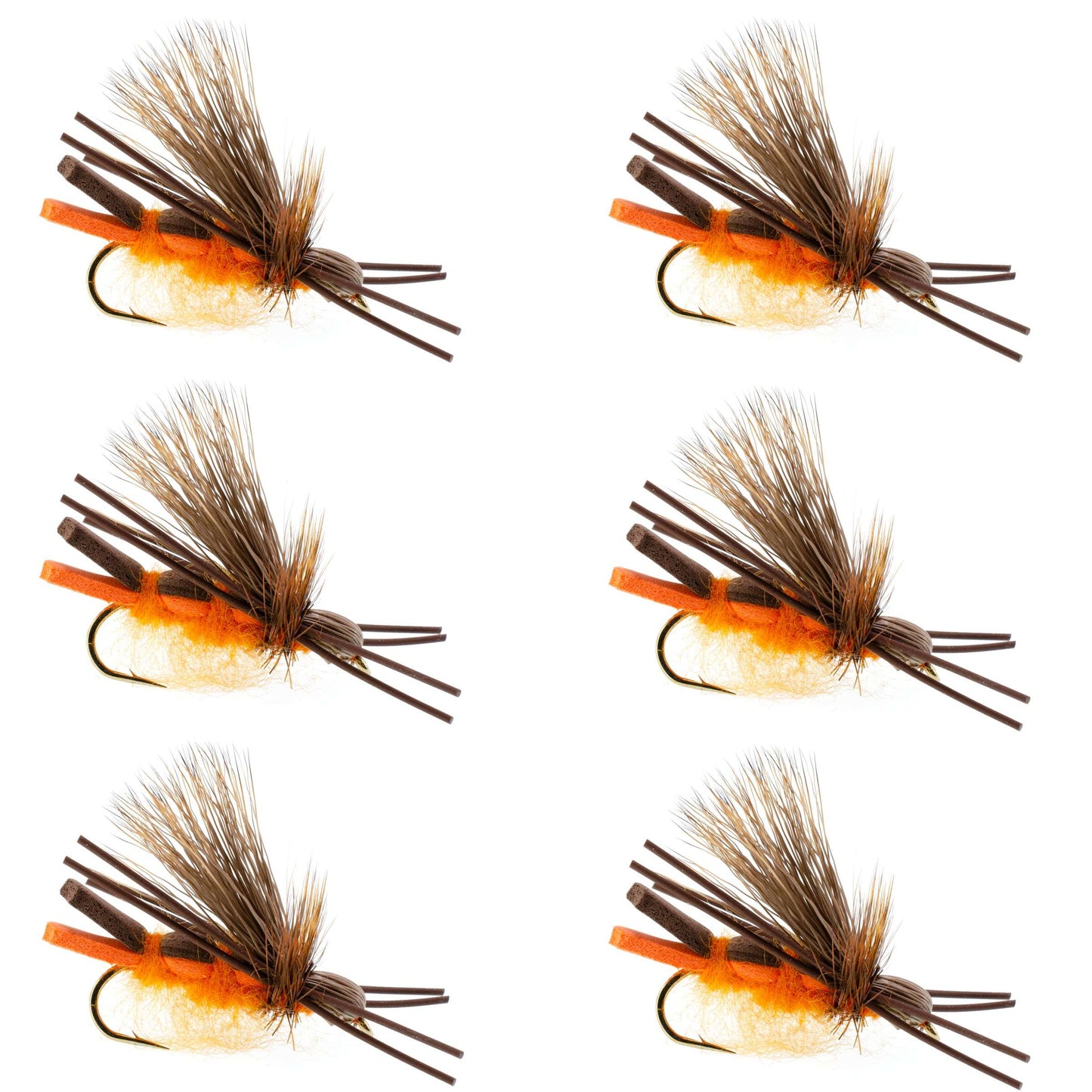 West Fork Salmonfly Stone - Ensemble de Mouches Sèches Premium - Taille 6