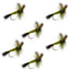 Mosca Seca Western Green Drake - Tamaño 8 (Paquete de 6)