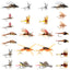 Premium Trout Fly Collection - 24 Essential Dry and Nymph Flies with Box - Korvel