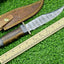 Premium Boulder Colorado Bowie Knife – 13” Damascus Steel Blade with Elegant Rosewood Handle & Leather Sheath - Korvel