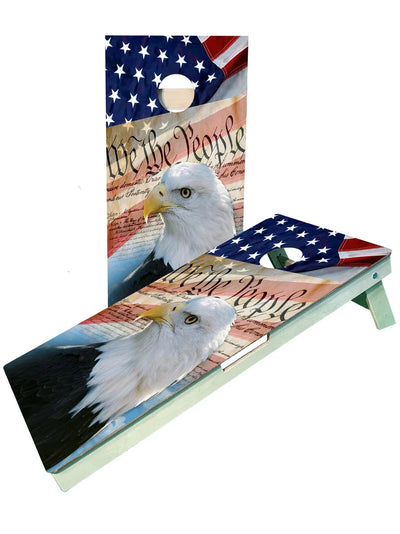 Patriotic Eagle Cornhole Set - Premium Quality - Korvel