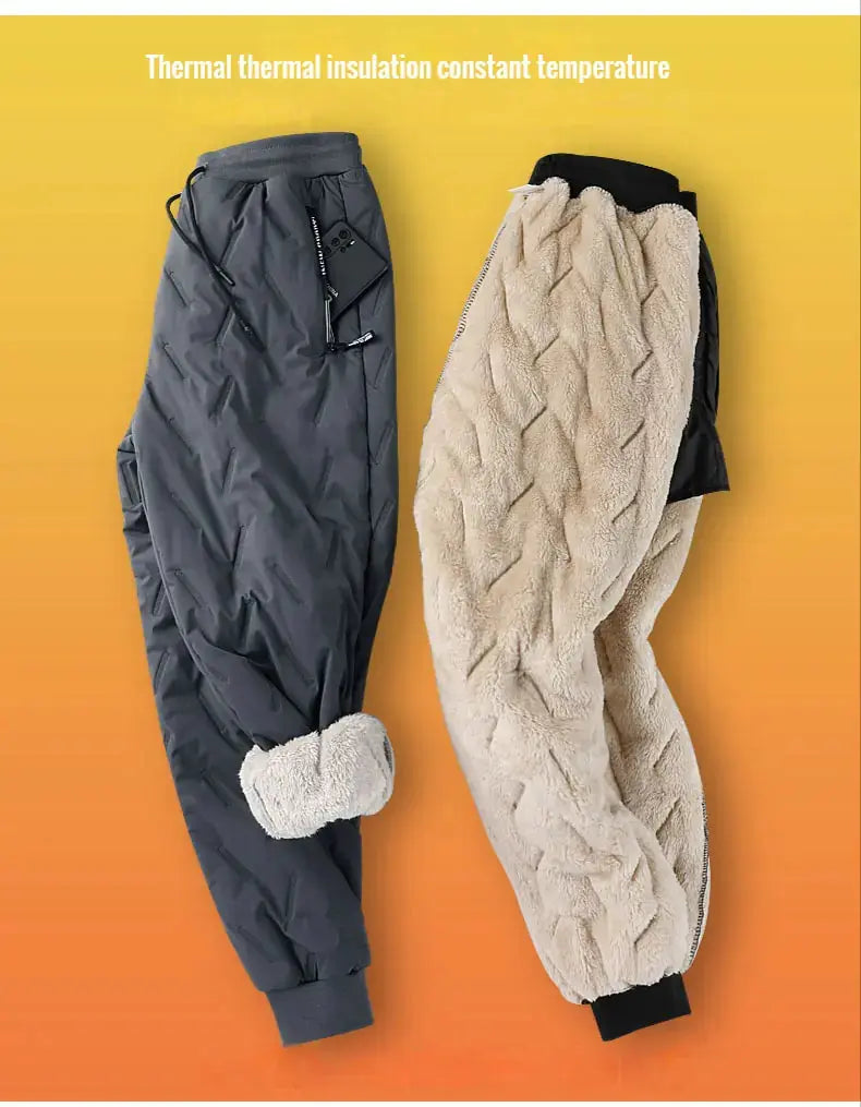 Premium Winter Lambswool Sweatpants for Men
