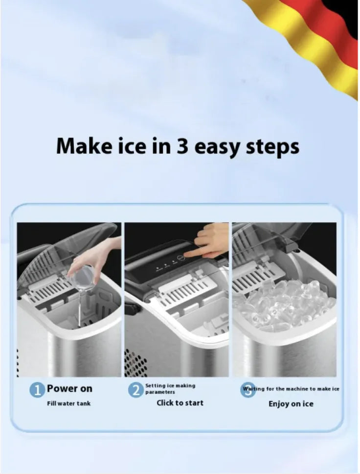 Compact Home Ice Maker for Effortless Entertaining