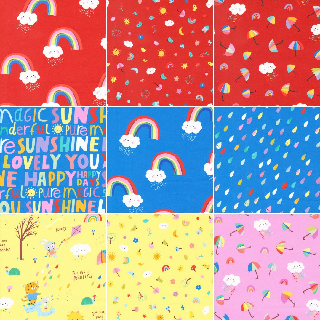 Colección de Fat Quarters Whatever the Weather - Set de 15