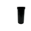 Premium Black Shaving Brush Travel Tube - Compact & Durable