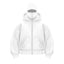 Zipped Faced Hoodie