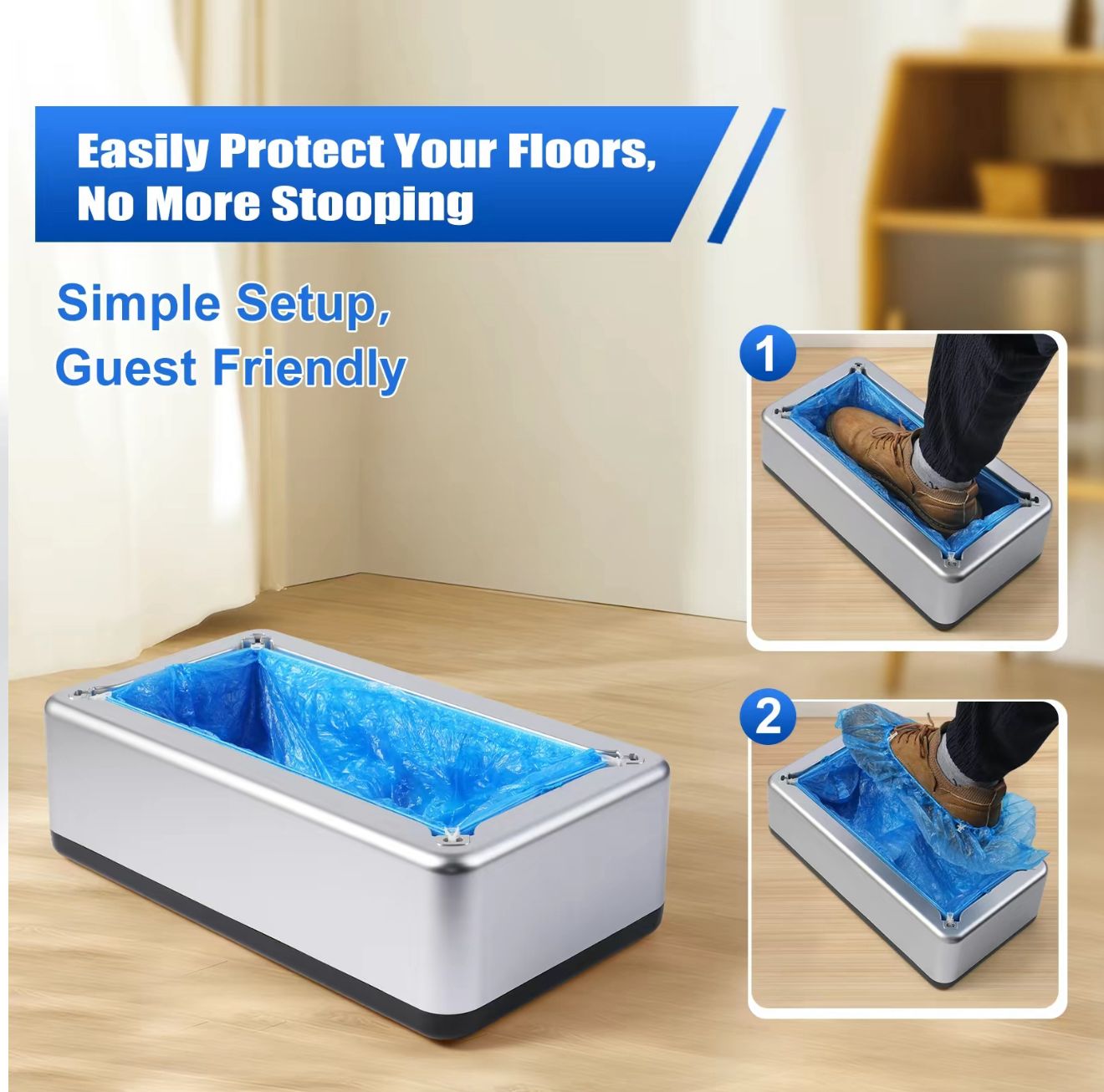 Dispensador Automático de Fundas para Zapatos CoverStep
