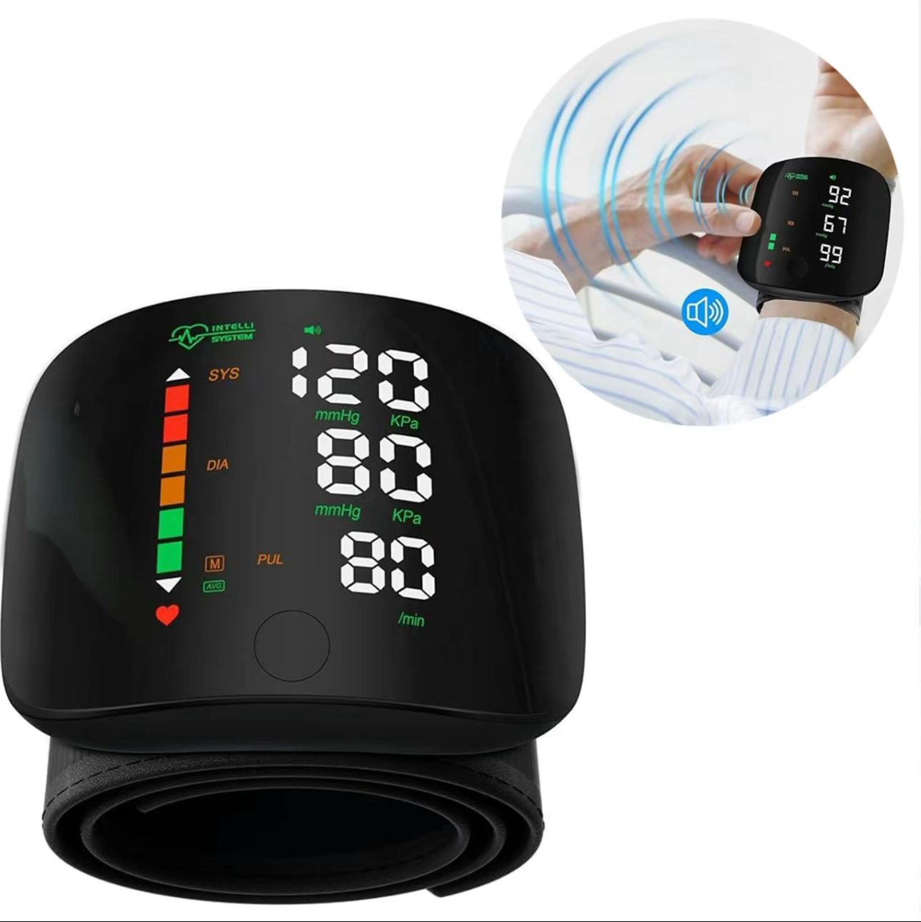 Wrist Blood Pressure Monitor - Portable & Accurate