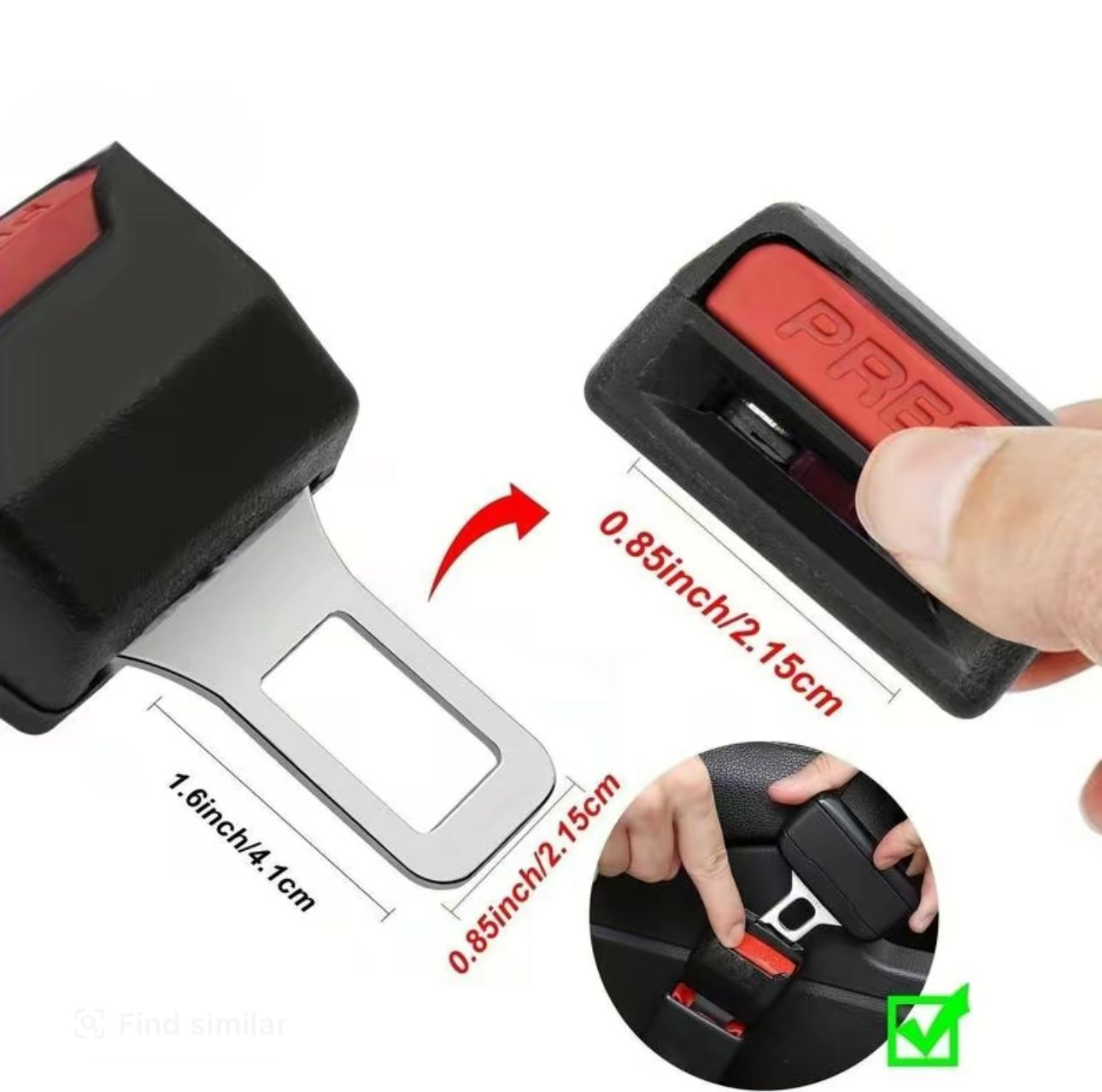 Premium Seat Belt Extender for Enhanced Comfort