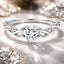 Anillo de Amor de Plata Esterlina 925 con CZ - Talla 6.0