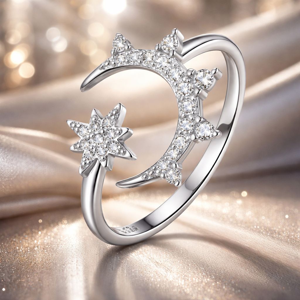 Bague en CZ avec pavé en argent sterling 925