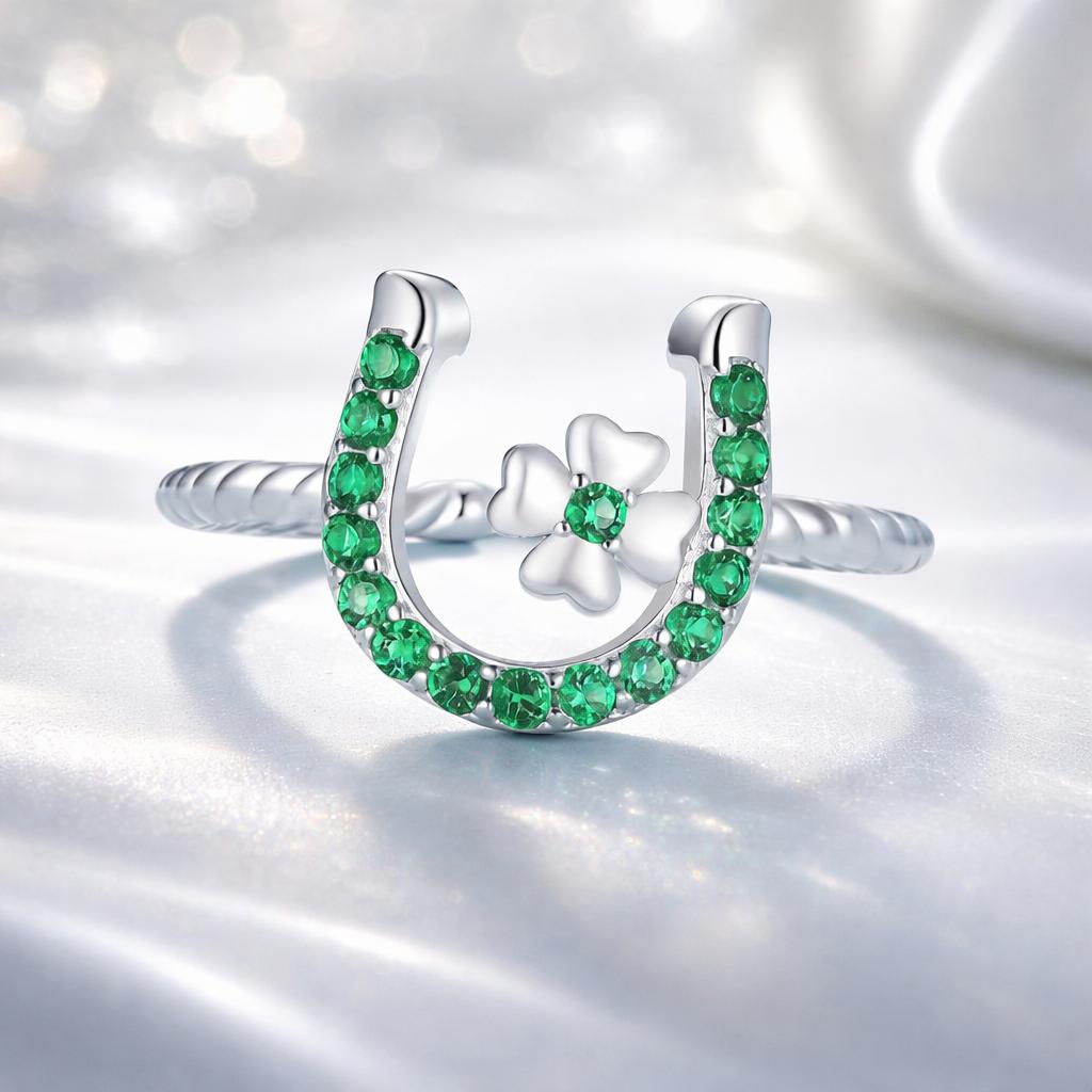 Elegant 925 Sterling Silver Plated CZ Engagement Ring for Women