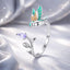 Bague en CZ avec pavé en argent sterling 925 élégant