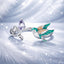 Bague en CZ avec pavé en argent sterling 925 élégant