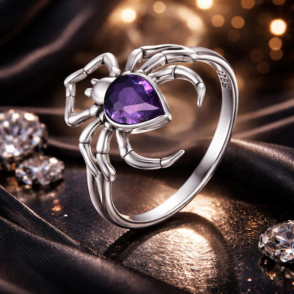 Bague en argent sterling 925 avec pavé en CZ - Taille 6.0