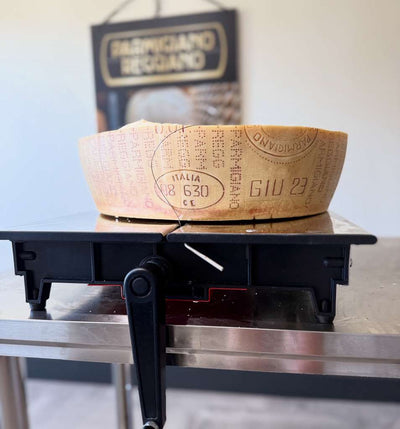 Premium Commercial Cheese Slicer for Hard Cheese Wheels