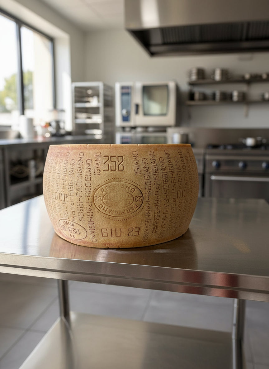 Rueda de Parmigiano Reggiano Auténtico | Aged 26+ Months | ~85 Pounds