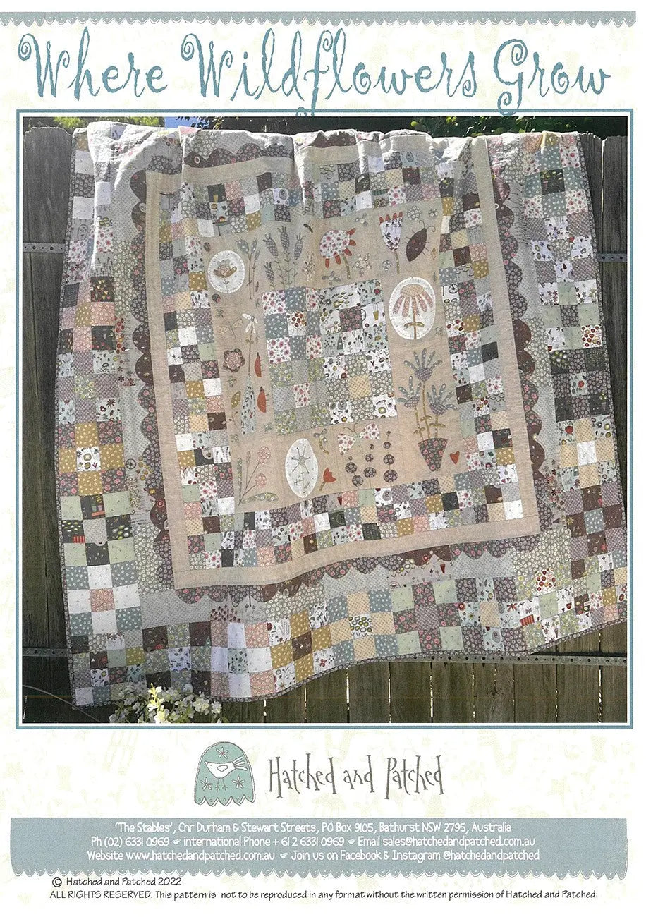 Where Wildflowers Grow Quilt Pattern