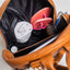 Brown Leather Carrier Backpack