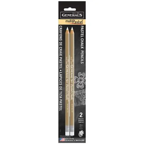 Premium White Chalk Pencil Set (Pack of 2)