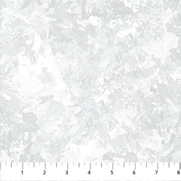 Tela de respaldo ancha Chroma White Frost por yarda