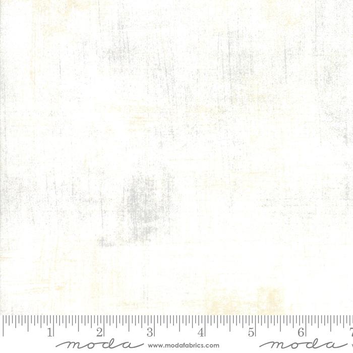 Tissu Vanilla Grunge Basics Blanc - 44"/45" par Yard