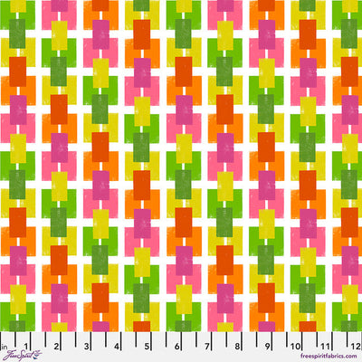 Tissu en coton White Lucky Paper What the Birds Said 44"/45" par yard