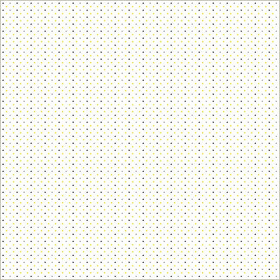 Tela de Algodón con Puntos Blancos de Verona - 44"/45" por Yarda