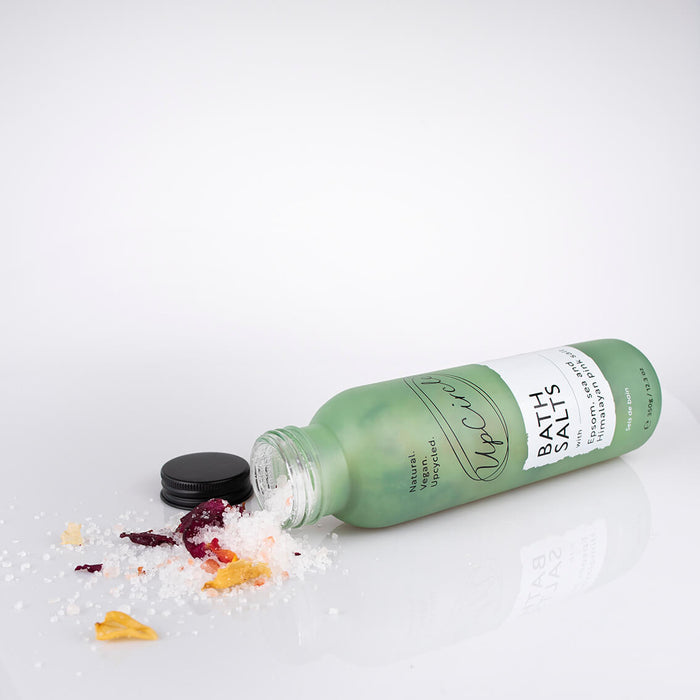 Bath Salts with Epsom, Sea and Himalayan Pink Salt - Korvel
