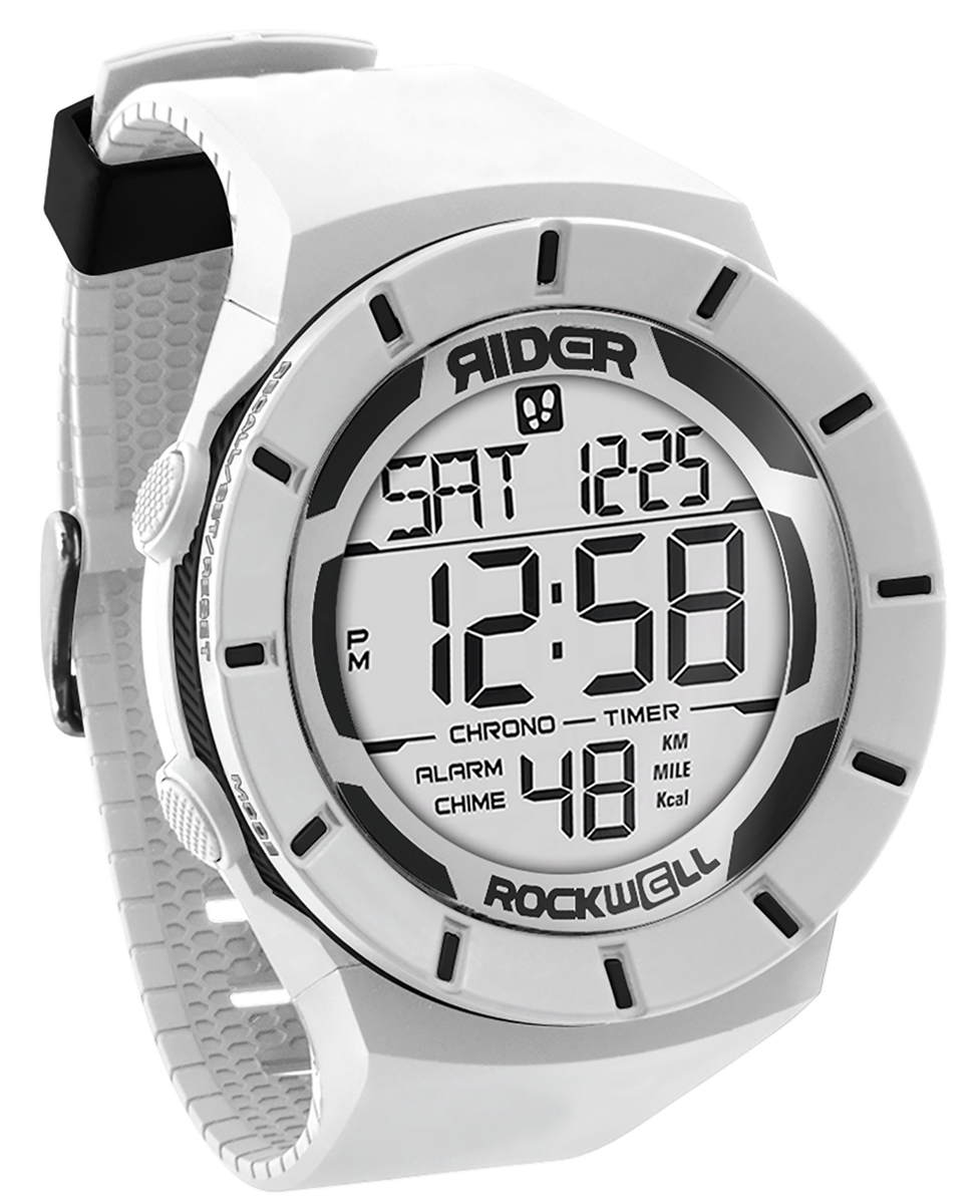 Reloj Coliseum Fit™ Blanco/Negro