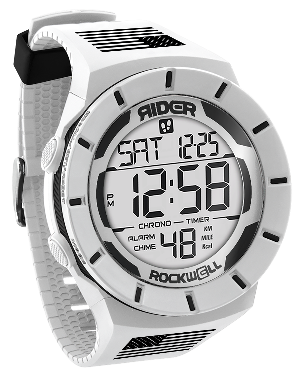 Coliseum Fit™ Freedom Edition Watch (White/Black) - Korvel