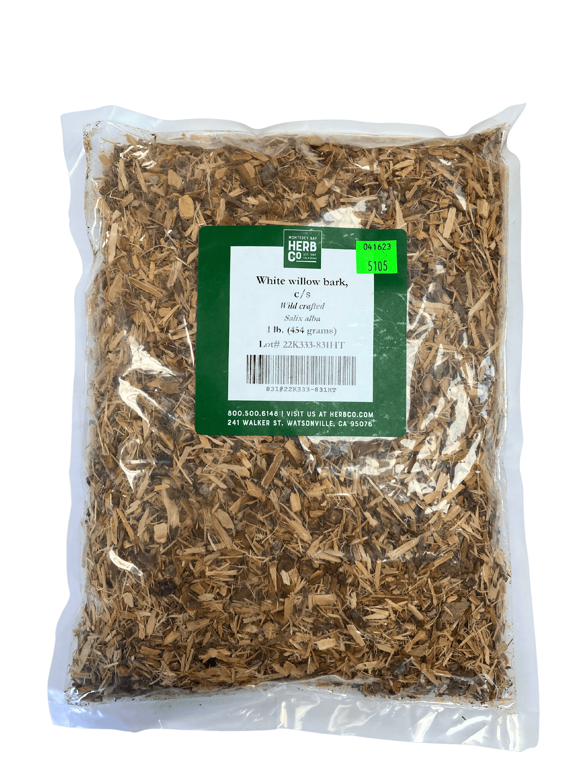 Premium Cut & Sifted White Willow Bark for Natural Relief - Korvel