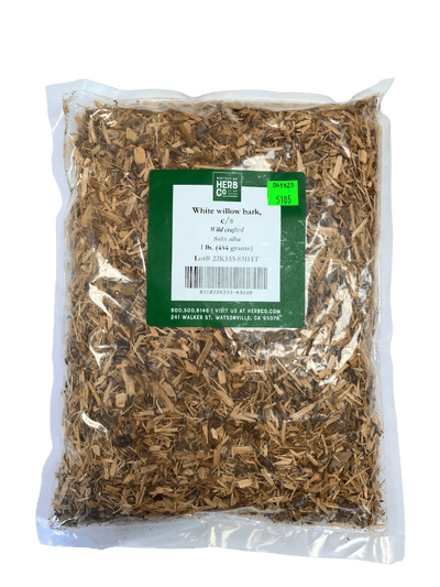 Premium Cut & Sifted White Willow Bark for Natural Relief - Korvel