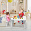 Juego de Comedor y Estudio Multi Actividad para Niños de 3 Piezas - Blanco
