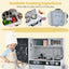 Cuisine de jeu fictif Gbruno pour tout-petits - Blanc