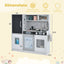 Cuisine de jeu fictif Gbruno pour tout-petits - Blanc