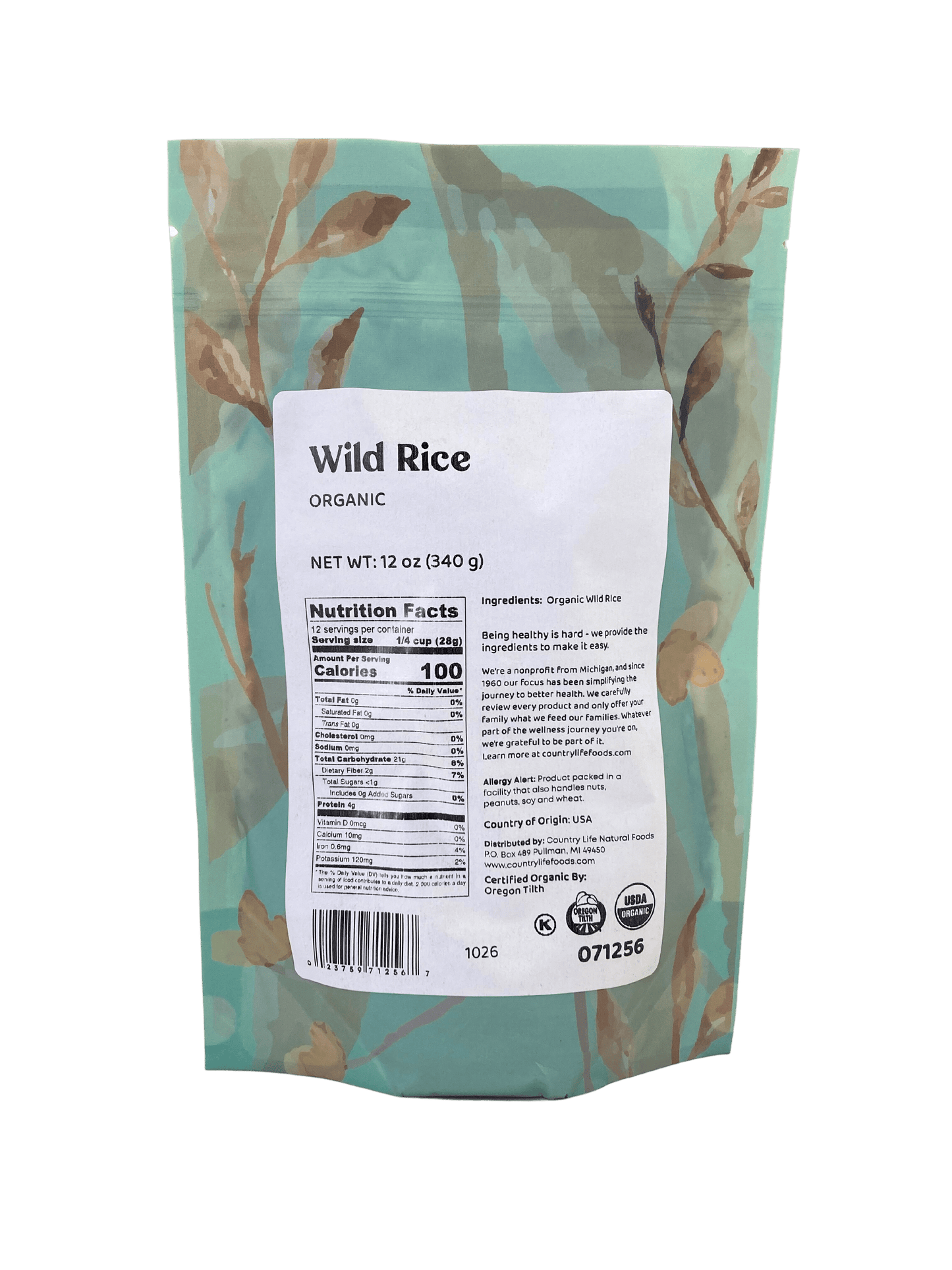 Riz Sauvage Biologique - Qualité Supérieure