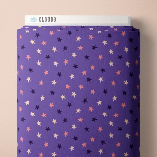 Tissu en coton biologique Wildest Dreams Starry Sky au mètre